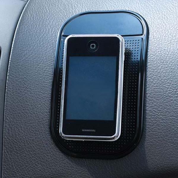 Tapis Antidérapant Silicone 3 En 1 Pour Voiture - Support Téléphone, Rangement Clés, Lunettes - Universel - 7