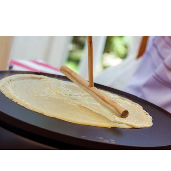 CREPS CREPES X LEGNO UTENSILI IN SPATOLA RULLO STENDI CREPS ze