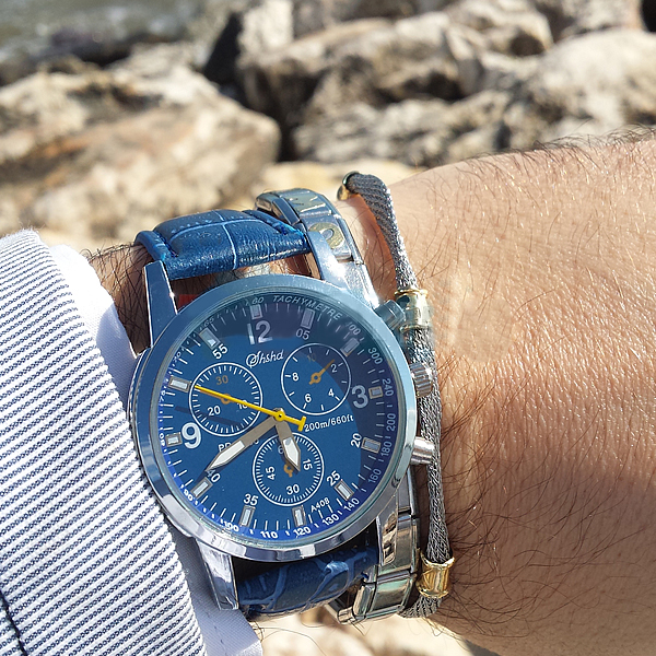 OROLOGIO UOMO DA Polso Vintage Retrò Stile Casio Acciaio Al - Foto 9